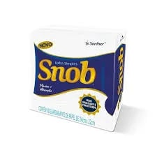 GUARDANAPO SNOB FOLHA SIMPLES C/50 24cm X 22cm