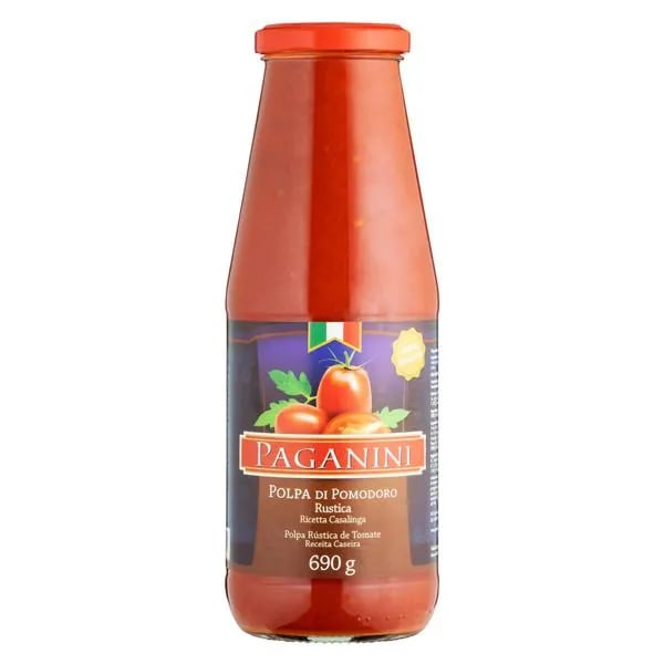 POLPA DE TOMATE RUSTICA PAGANINI 690g